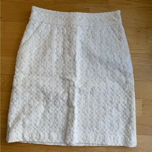 White happy hour skirt.